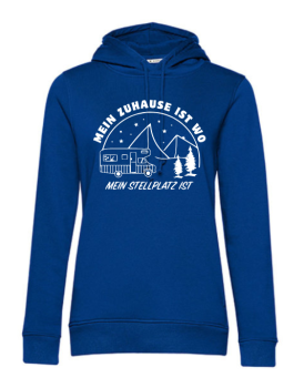 Hoodie "Zuhause ist, wo mein Stellplatz ist"